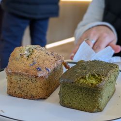 Underdog Coffee & Bread - Earl gray and matcha pound cake