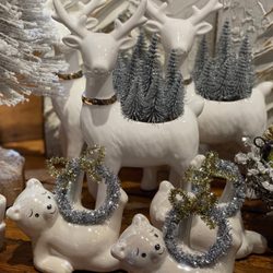 Poesy - Custom festive holiday deer and polar bears.