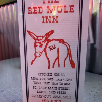 Red Mule Inn - a sign for the red mule inn - Pizza Near Me - Eaton, Ohio Red Mule Inn - a sign for the red mule inn - Pizza Near Me - Eaton, Ohio
