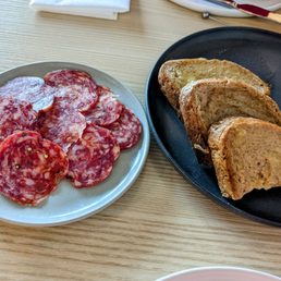 Salumi and gluten free bread Salumi and gluten free bread