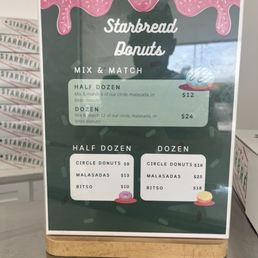 Donut Menu