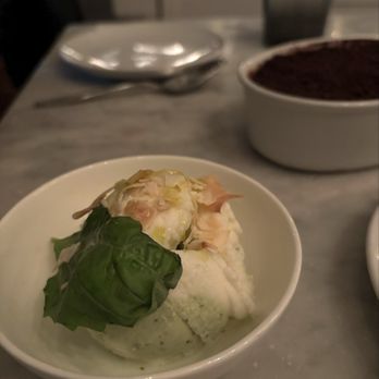 SRV Boston - Basil and coconut icecream - Italian Near Me - Boston, Massachusetts