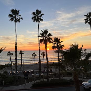 The Seabird Resort - Sunset from balcony - Resorts Near Me - Oceanside, California