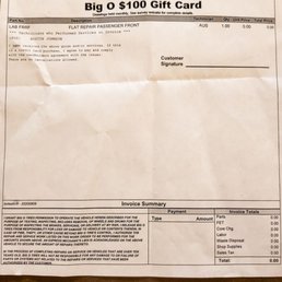 The invoice with a Big 0 as the total left me with a Big Oh expression! The invoice with a Big 0 as the total left me with a Big Oh expression!