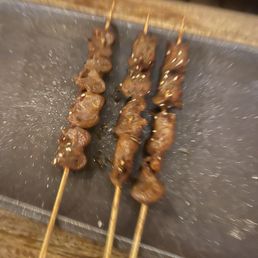 Beef skewers