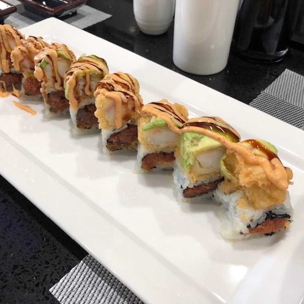 Sakura - Alligator Roll - Sushi Bars Near Me - Livingston, Texas Sakura - Alligator Roll - Sushi Bars Near Me - Livingston, Texas