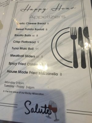 Menu photo 2 Salute Rocky Hill, CT Menu photo 2 Salute Rocky Hill, CT