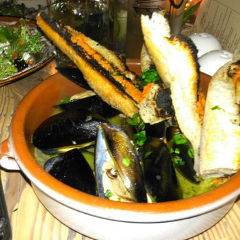 Lechon - Mussels  with some mouth watering wine sauce... - Tapas Bars Near Me - Portland, Oregon