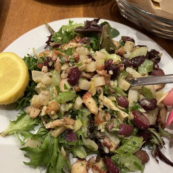 Quattro Caffe - Octopus and potato salad - Italian Near Me - Costa Mesa, California Quattro Caffe - Octopus and potato salad - Italian Near Me - Costa Mesa, California