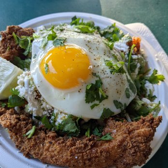 The Meddling Lime - Crispy Rice with chicken should be outlawed. If you can believe it it's better than it looks - Mexican Near Me - Portland, Oregon