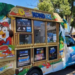 Kona Ice Truck...right on time and super yummy! Kona Ice Truck...right on time and super yummy!