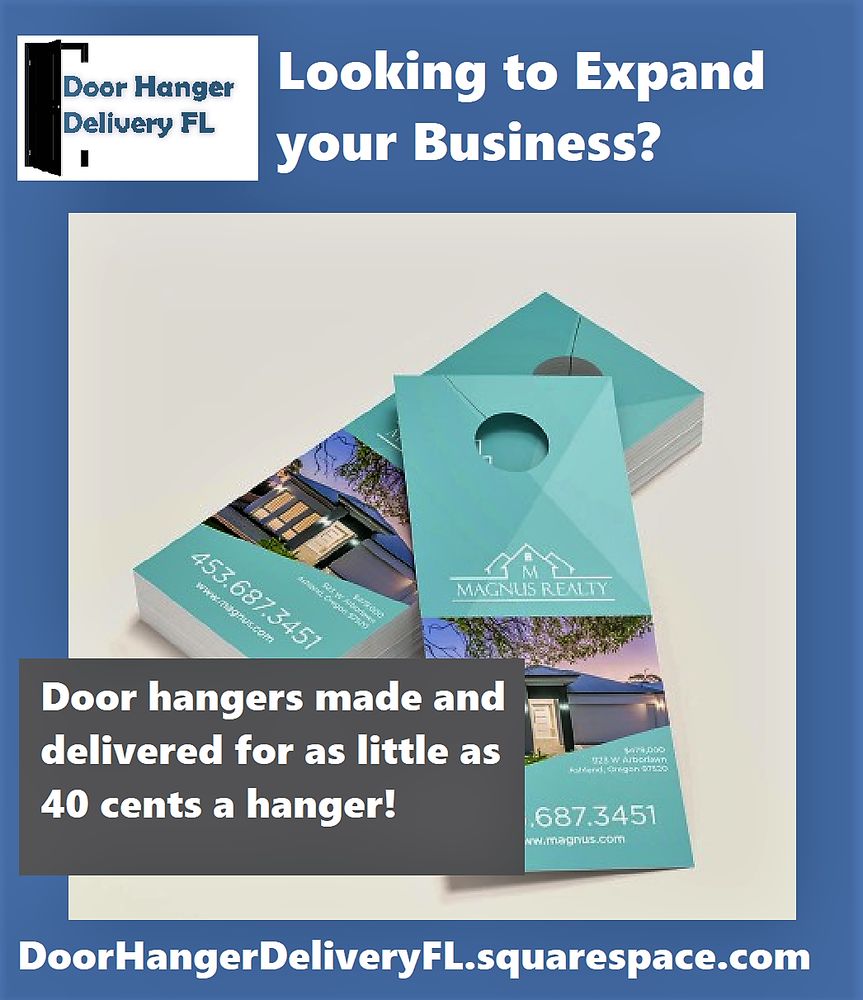 DOOR HANGER DELIVERY FL Request Consultation Tampa, Florida