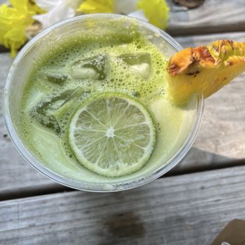 Matinee Coffee + Concessions - Piña colada matcha - Coffee & Tea Near Me - Leander, Texas