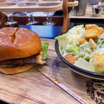 New Realm Brewing - BLACKENED FISH SANDWICH - Breweries Near Me - Suffolk, Virginia