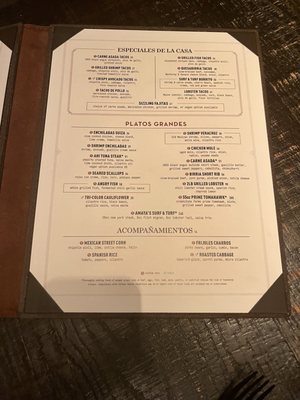 Menu photo 7 Amaya Modern Mexican Las Vegas, NV