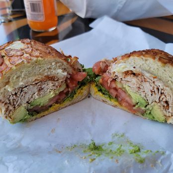 Yonkers Cafe - Open faced Sausalito Turkey Fajita - Coffee & Tea Near Me - San Francisco, California