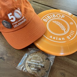 Swag from the grand opening. Cookies are gluten-free, made in house and delicious! Swag from the grand opening. Cookies are gluten-free, made in house and delicious!