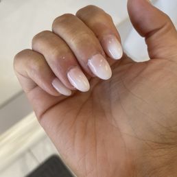 Beautiful ombré gel manicure