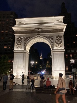 Washington Square Arch by null