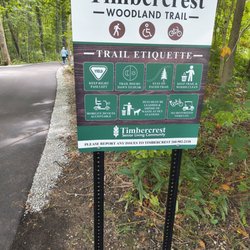 Timbercrest Senior Living Community - Timbercrest's Woodland Trail, a completely ADA trail.