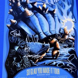 Concord Pavilion - VIP for 311! The band signed the poster!