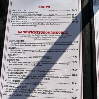 The Trestle - Menu - Bakeries Near Me - Conway, South Carolina The Trestle - Menu - Bakeries Near Me - Conway, South Carolina