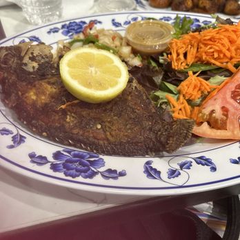 Chez Jacob - Grilled tilapia with salad - Senegalese Near Me - New York, New York