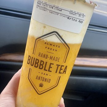 Artea - Mango Sea Salt Cream Cloud - Bubble Tea Near Me - San Antonio, Texas