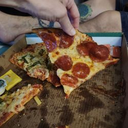Papa Johns Pizza - An obtuse slice