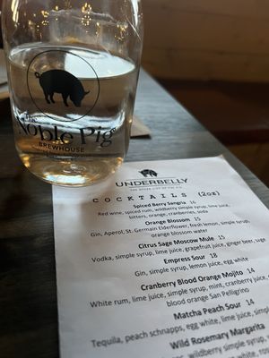 Menu photo 1 Underbelly by the Pig Kamloops, BC