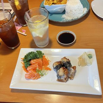 Basil Leaf - Eel nigiri salmon sashimi - Sushi Bars Near Me - St. Pete Beach, Florida