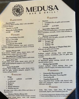 Menu photo 8 Medusa Bar & Grill Springdale, AR Menu photo 8 Medusa Bar & Grill Springdale, AR