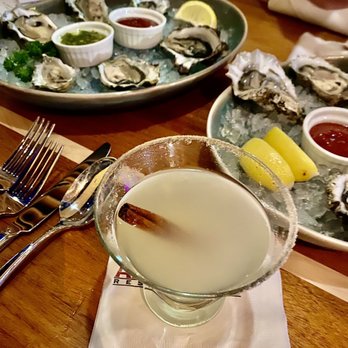 Anthony's Boise - Oysters on the half shell and pear martini - Seafood Near Me - Boise, Idaho Anthony's Boise - Oysters on the half shell and pear martini - Seafood Near Me - Boise, Idaho