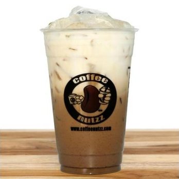 Coffee Nutzz - a cold beverage in a plastic cup - Bubble Tea Near Me - Colton, California