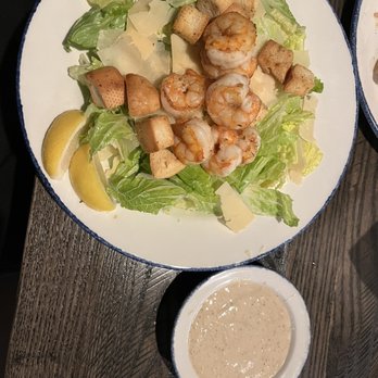 Jerry's Seafood - Caesar salad topped with shimp - Seafood Near Me - Bowie, Maryland Jerry's Seafood - Caesar salad topped with shimp - Seafood Near Me - Bowie, Maryland
