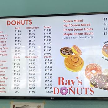 Ray's Donuts - Menu - Donuts Near Me - Buford, Georgia Ray's Donuts - Menu - Donuts Near Me - Buford, Georgia