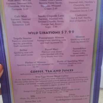 Wild Eggs - Menu - Breakfast & Brunch Near Me - Carmel, Indiana Wild Eggs - Menu - Breakfast & Brunch Near Me - Carmel, Indiana