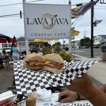 Lava Java - Pork roll & cheese on a Kaiser roll - Coffee & Tea Near Me - Lavallette, New Jersey