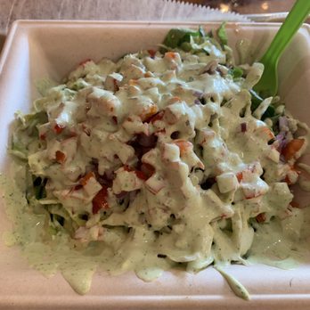 Diced- Kendall - Veggie Bowl w/ Garlic Pesto Cilantro sauce - Salad Near Me - Miami, Florida