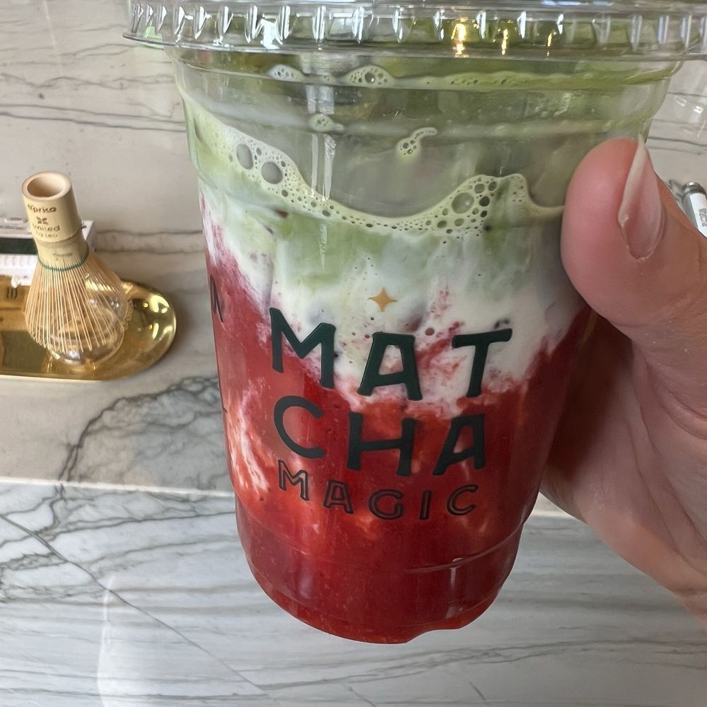 Strawberry matcha Strawberry matcha