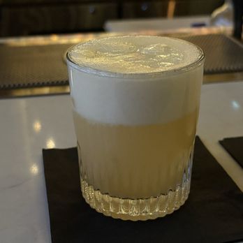 The Watson - "Amaretto" sour ($14.00) - Cocktail Bars Near Me - Vancouver, British Columbia