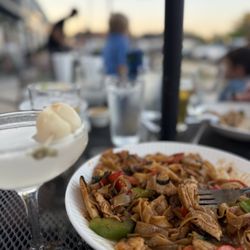 Lychee martini and Drunken Noodle