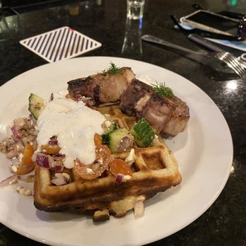 Grove Park Grille - Gyro waffle special - American Near Me - Cincinnati, Ohio Grove Park Grille - Gyro waffle special - American Near Me - Cincinnati, Ohio