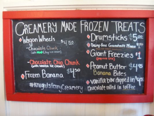 Menu photo 6 Knight's Ferry Creamery Knights Ferry, CA