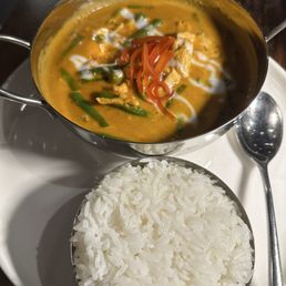 Panang chicken curry Panang chicken curry