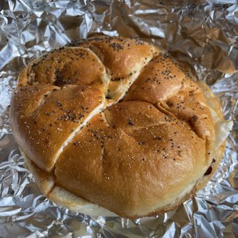 Circle W General Store - Bacon egg and cheese on a roll from Bread Alone - Cafes Near Me - Palenville, New York Circle W General Store - Bacon egg and cheese on a roll from Bread Alone - Cafes Near Me - Palenville, New York