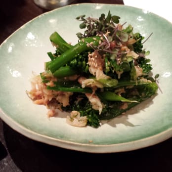 Kiraku - Snow crab and broccolini - Tapas/Small Plates Near Me - Berkeley, California Kiraku - Snow crab and broccolini - Tapas/Small Plates Near Me - Berkeley, California
