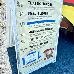 Turger Burger - Menu