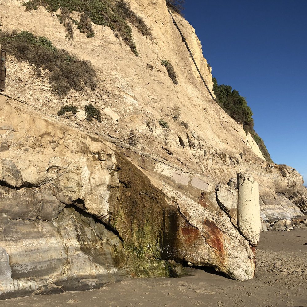 One Thousand Steps Beach - Stair erosion from the high tide - Beaches Near Me - Santa Barbara, California One Thousand Steps Beach - Stair erosion from the high tide - Beaches Near Me - Santa Barbara, California