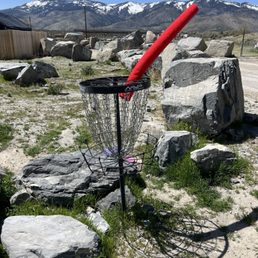 4/13/25 FYI. Frisbee golf. Just one hole?!?! 4/13/25 FYI. Frisbee golf. Just one hole?!?!